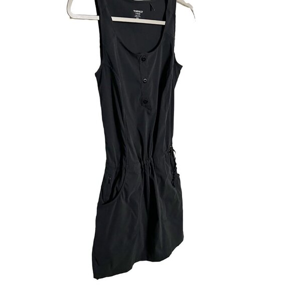 Toad&Co Gemma Dress Sleeveless Henley Women's Size XS Dark Gray - Picture 3 of 7